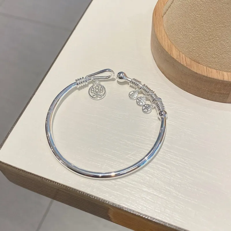 NSAOT 999 Fine Silver Bangles Women's-4