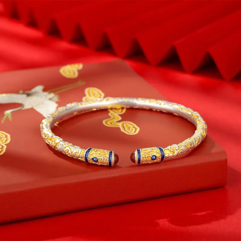 NSAOT 999 Fine Silver Bangles Women's-3
