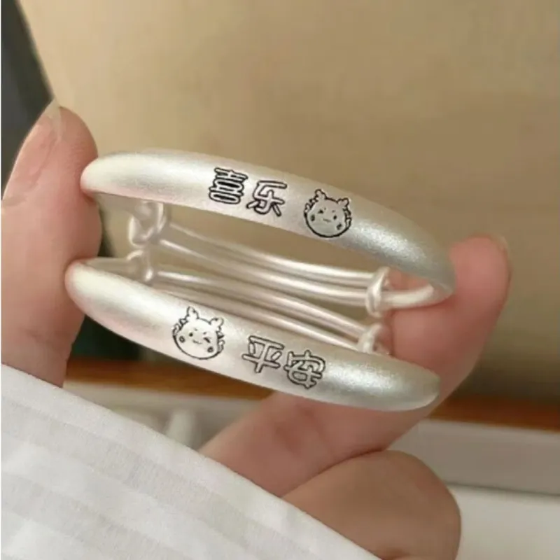 NSAOT 999 Fine Silver Sterling Silver Bracelets Kids'-3