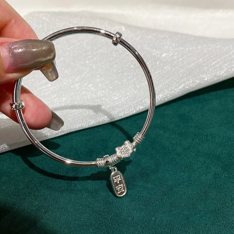 NSAOT 999 Fine Silver Bangles Women's-4