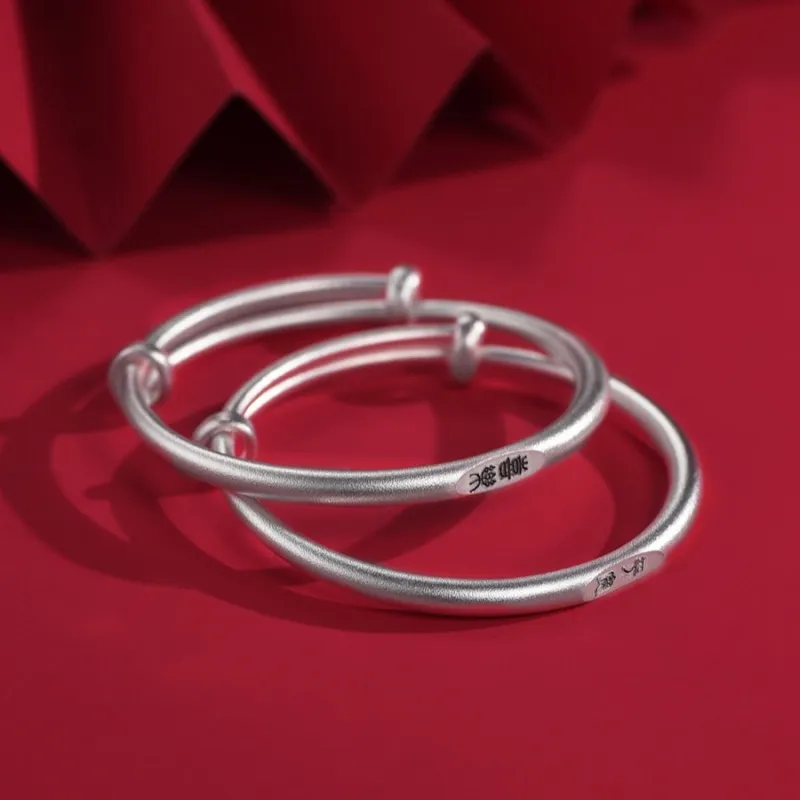 NSAOT 999 Fine Silver Sterling Silver Bracelets Kids'-1