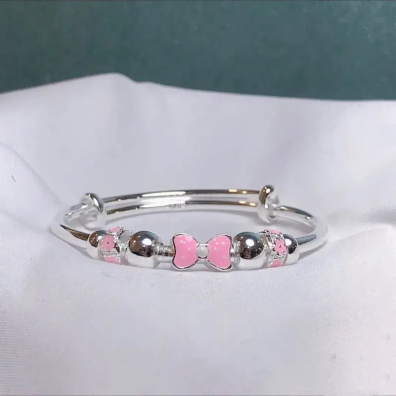 NSAOT 999 Fine Silver Bangles Kids'-5