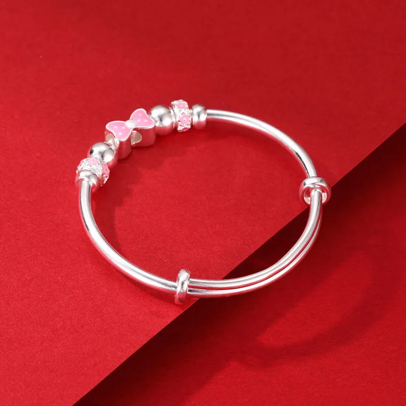 NSAOT 999 Fine Silver Bangles Kids'-3