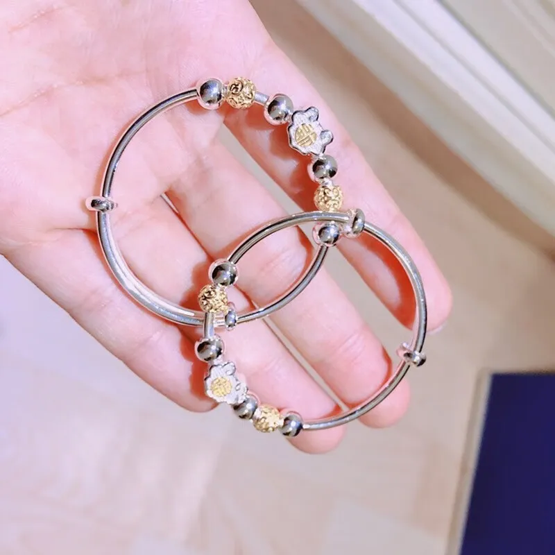 NSAOT 999 Fine Silver Bangles Kids'-2