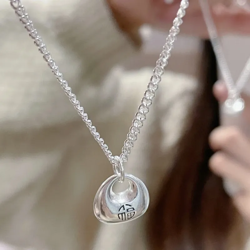 NSAOT 999 Fine Silver Necklaces Women's Silver-2