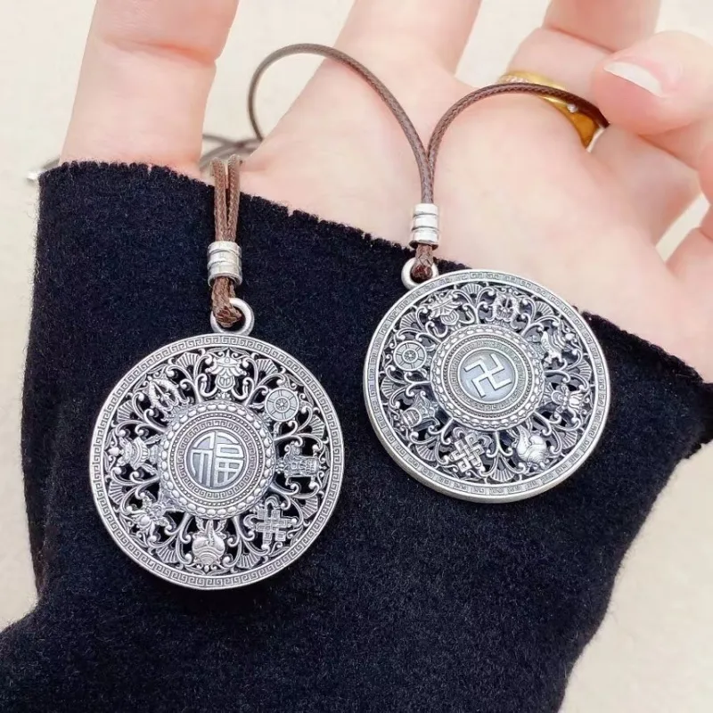 NSAOT 999 Fine Silver Pendants Unisex-3