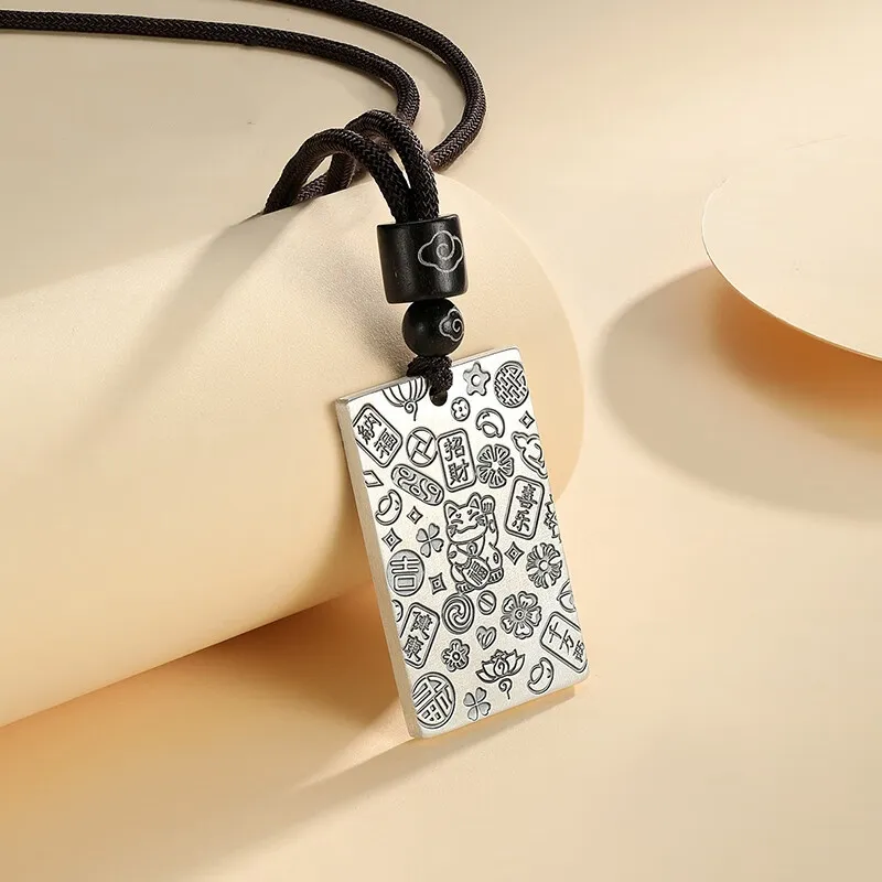 NSAOT 999 Fine Silver Pendants Unisex-4