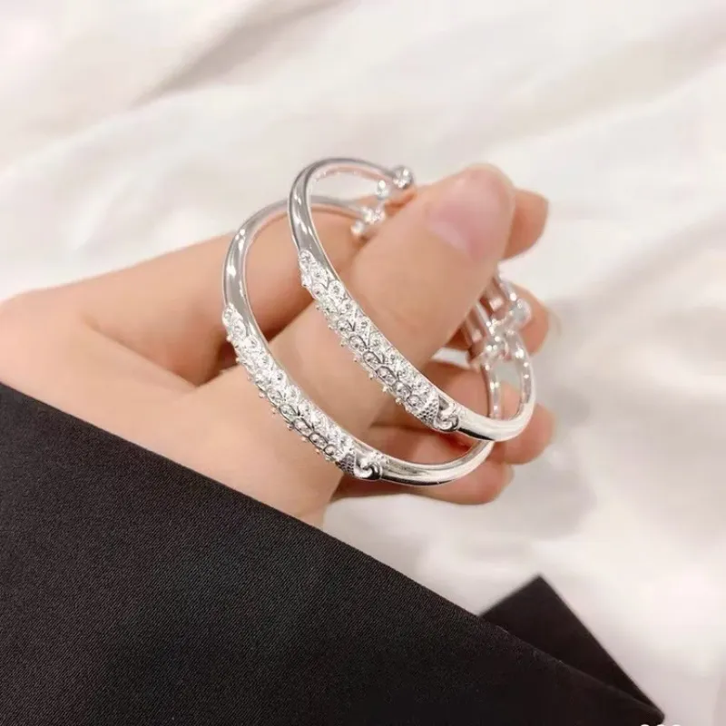 NSAOT 999 Fine Silver Bangles Kids'-4