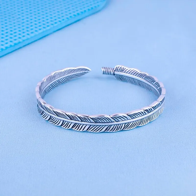 NSAOT 999 Fine Silver Bangles Unisex-1