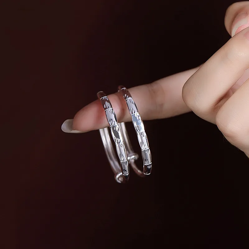 NSAOT 999 Fine Silver Sterling Silver Bracelets Kids'-5