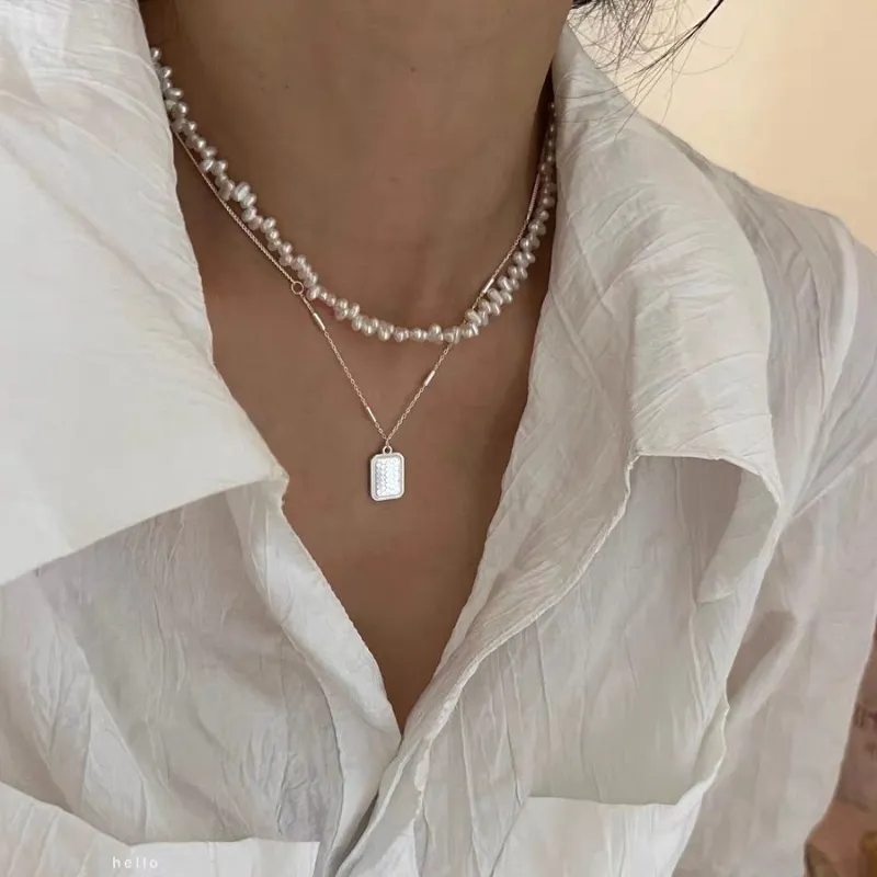 NSAOT 990 Silver Necklaces Women's-7