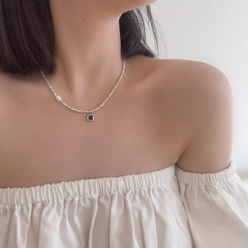 NSAOT 990 Silver Necklaces Women's-3