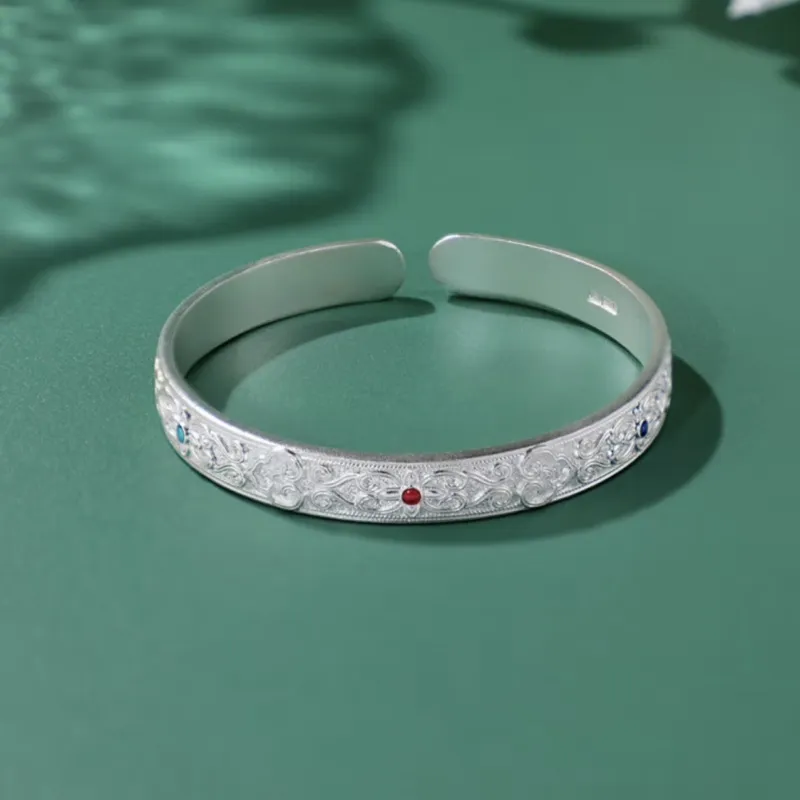 NSAOT 999 Fine Silver Bangles Women's-1