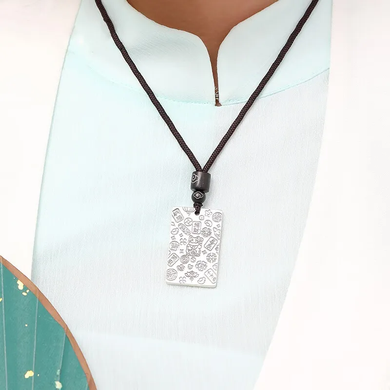 NSAOT 999 Fine Silver Pendants Unisex-2