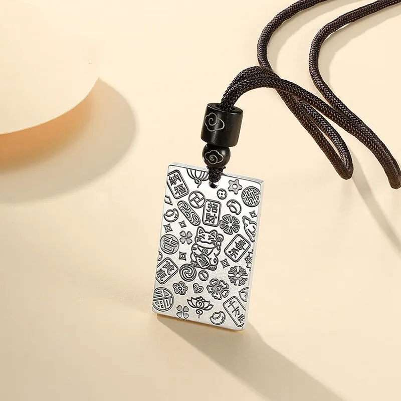 NSAOT 999 Fine Silver Pendants Unisex-3