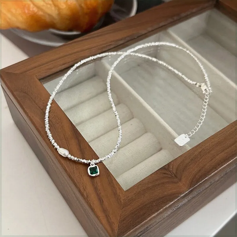 NSAOT 990 Silver Necklaces Women's-1