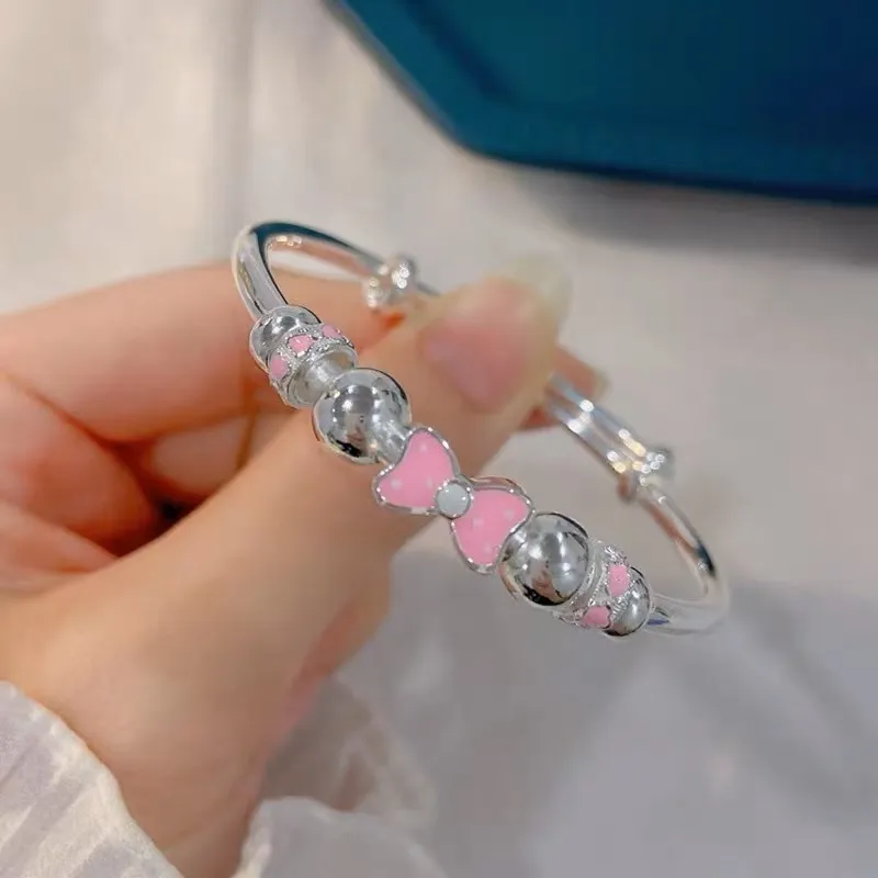 NSAOT 999 Fine Silver Bangles Kids'-4