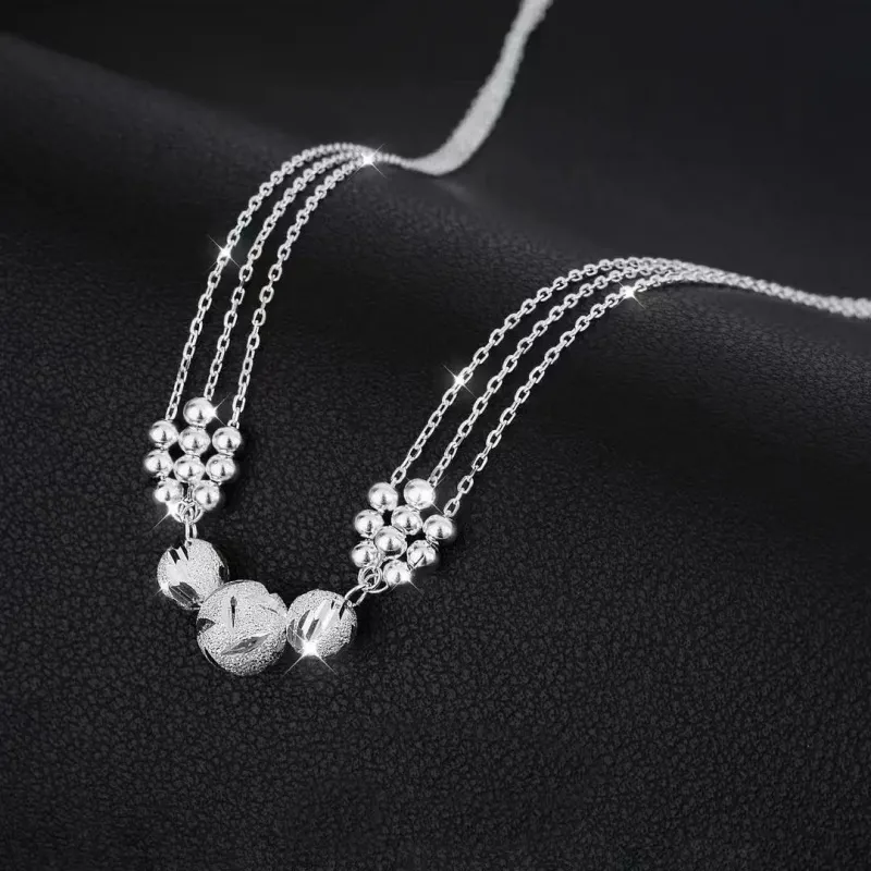 NSAOT 990 Silver Necklaces Women's-4