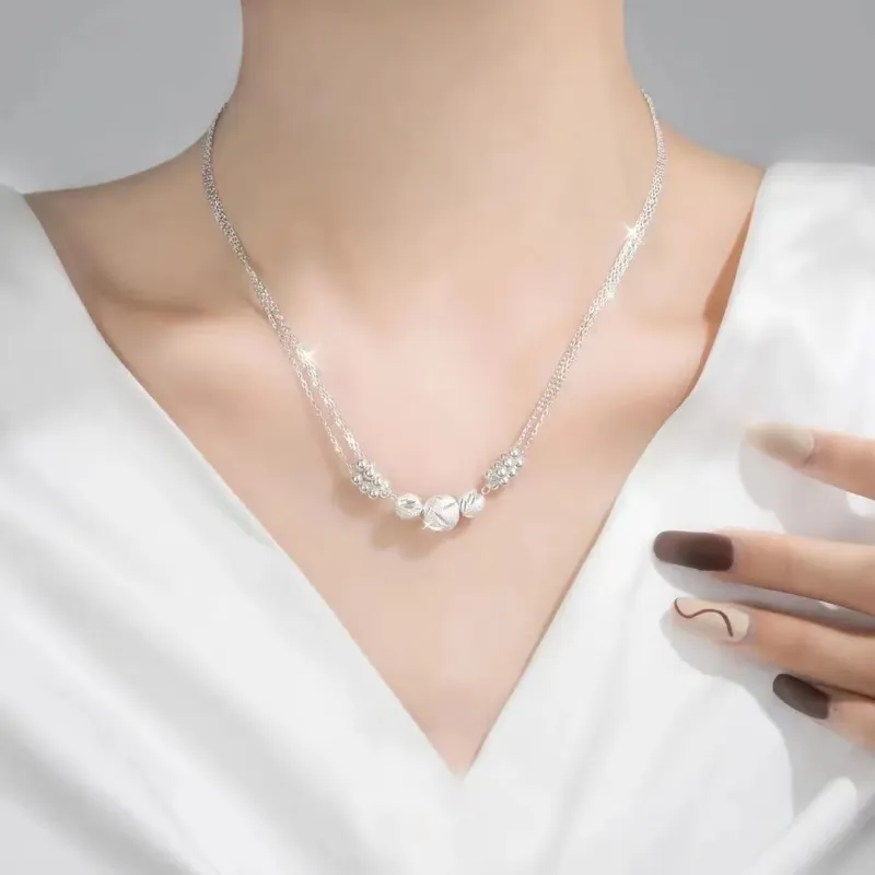 NSAOT 990 Silver Necklaces Women's-5