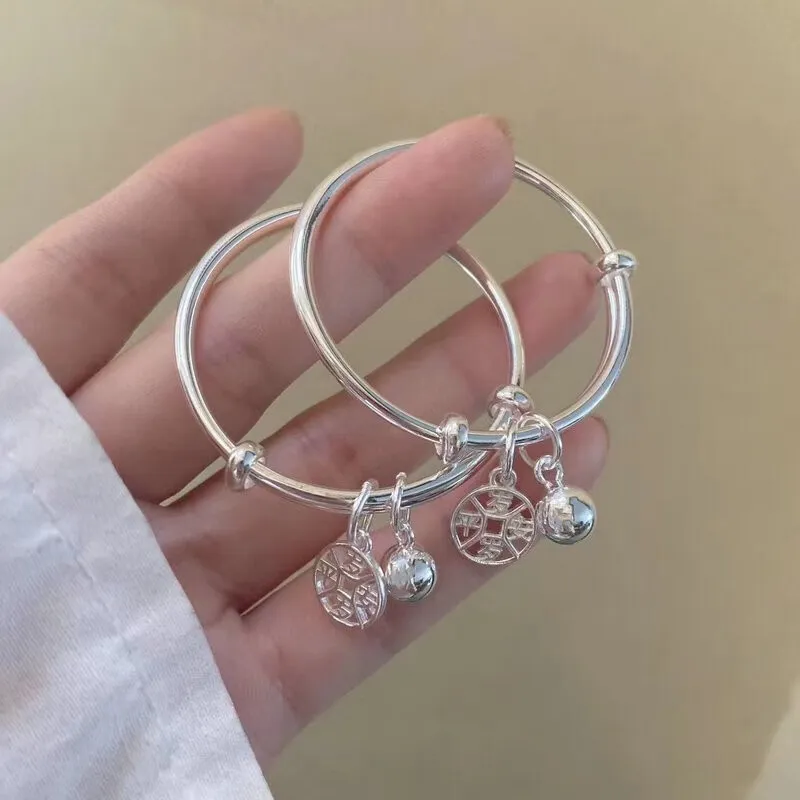 NSAOT 999 Fine Silver Bangles Kids'-2