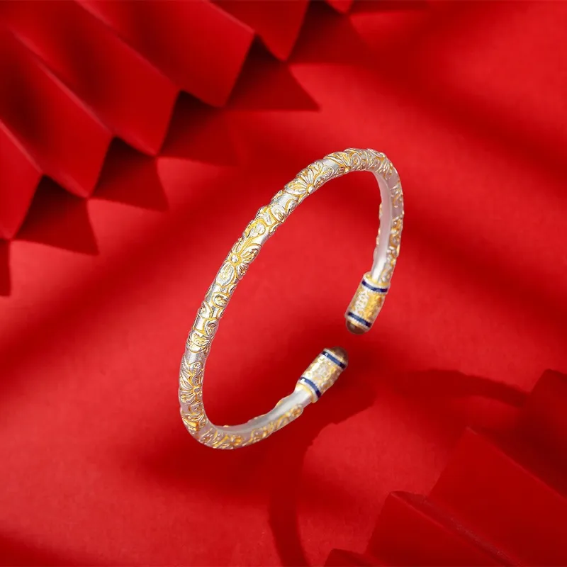 NSAOT 999 Fine Silver Bangles Women's-1