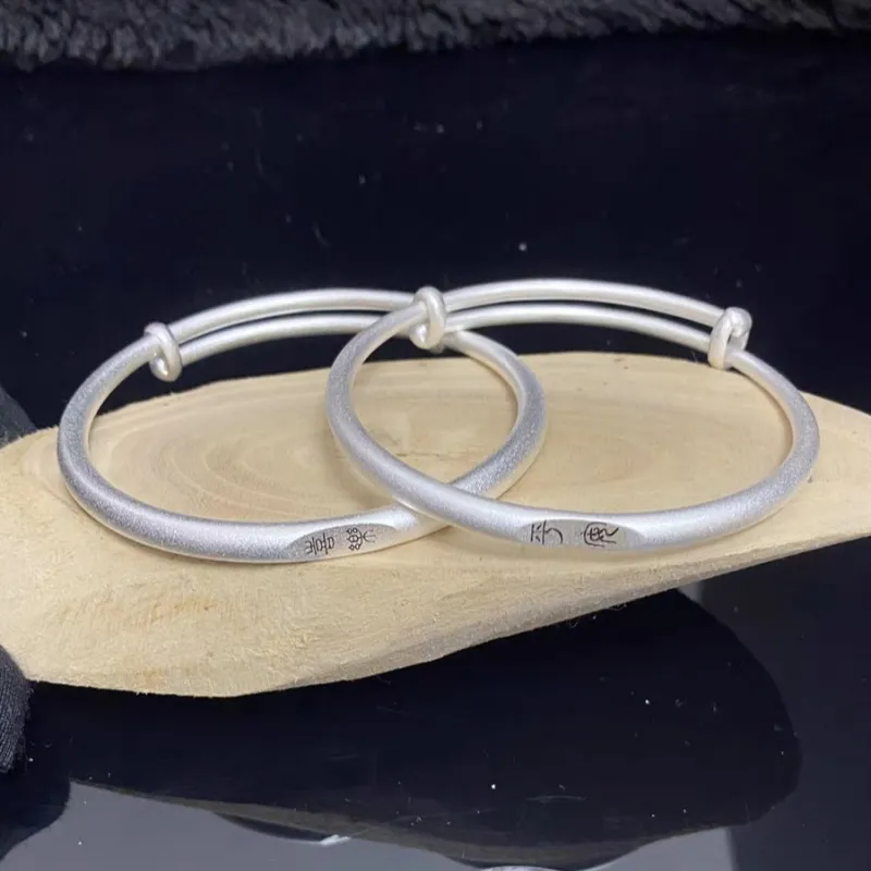 NSAOT 999 Fine Silver Sterling Silver Bracelets Kids'-5