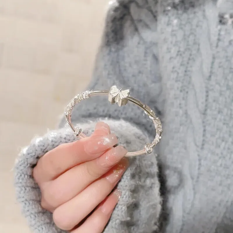 NSAOT 999 Fine Silver Bangles Women's-4