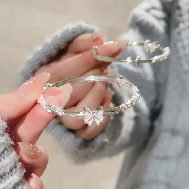 NSAOT 999 Fine Silver Bangles Women's-3