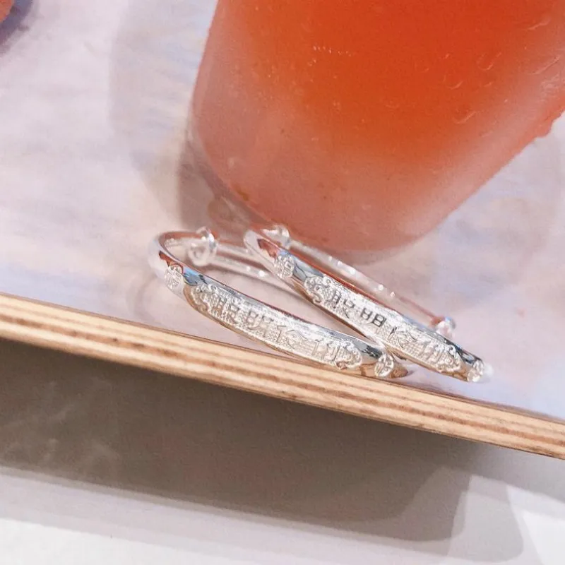 NSAOT 999 Fine Silver Bangles Kids'-3