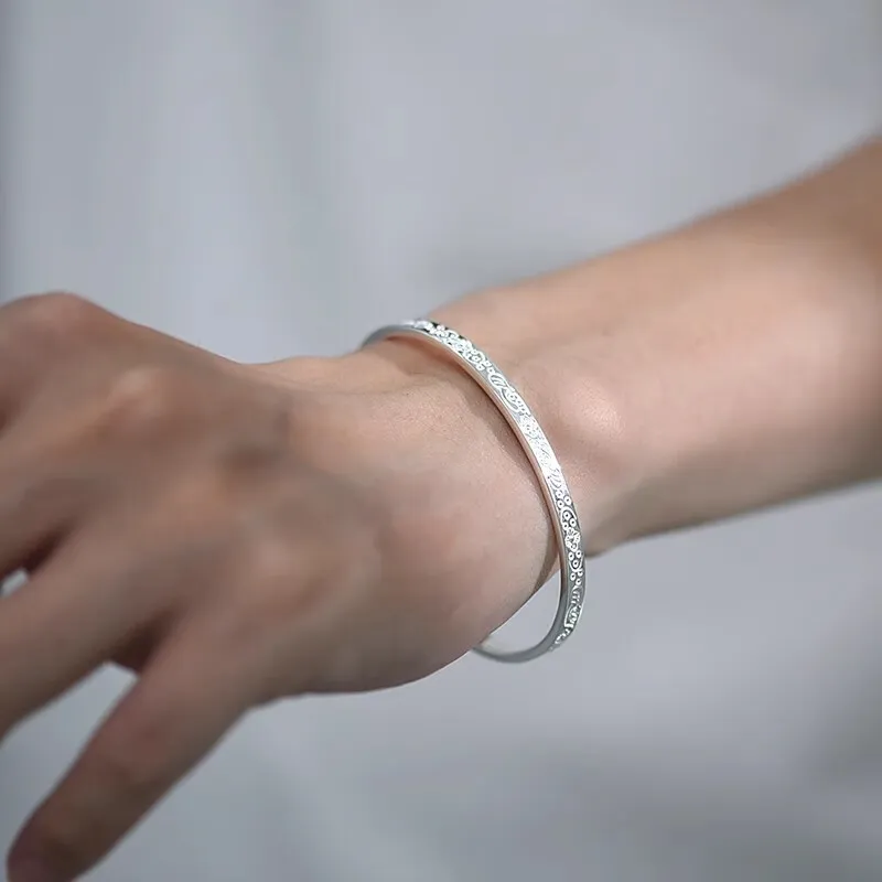 NSAOT 999 Fine Silver Bangles Women's-3