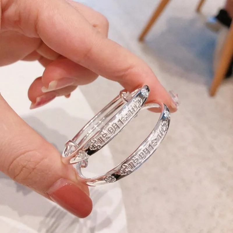 NSAOT 999 Fine Silver Bangles Kids'-4