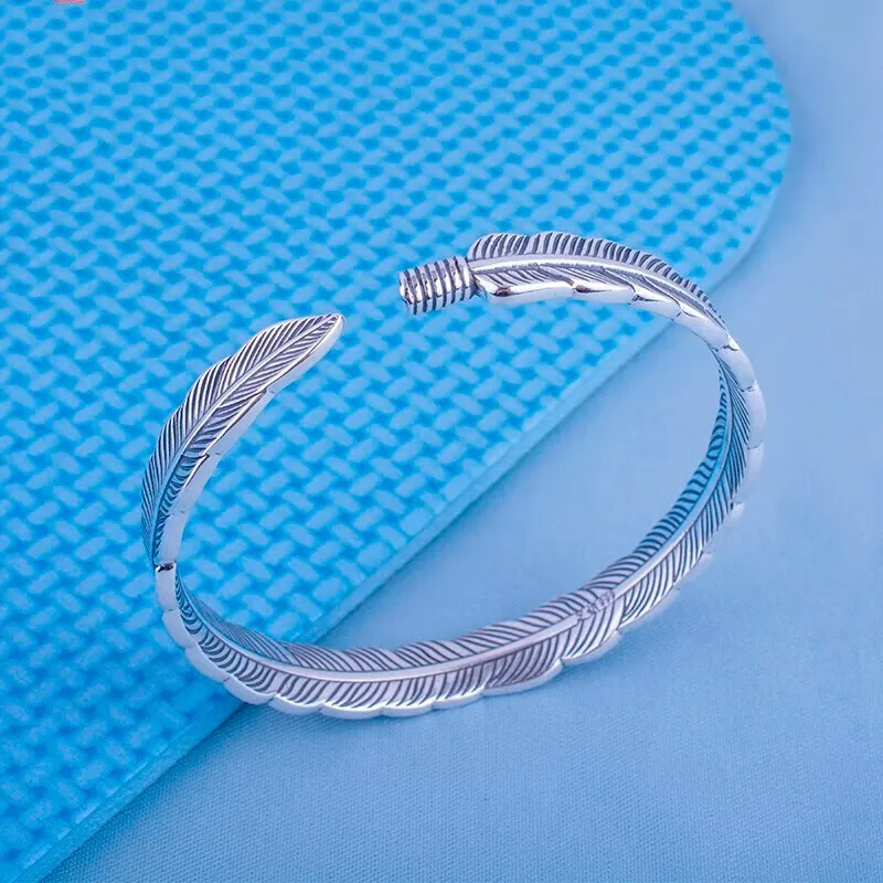 NSAOT 999 Fine Silver Bangles Unisex-3