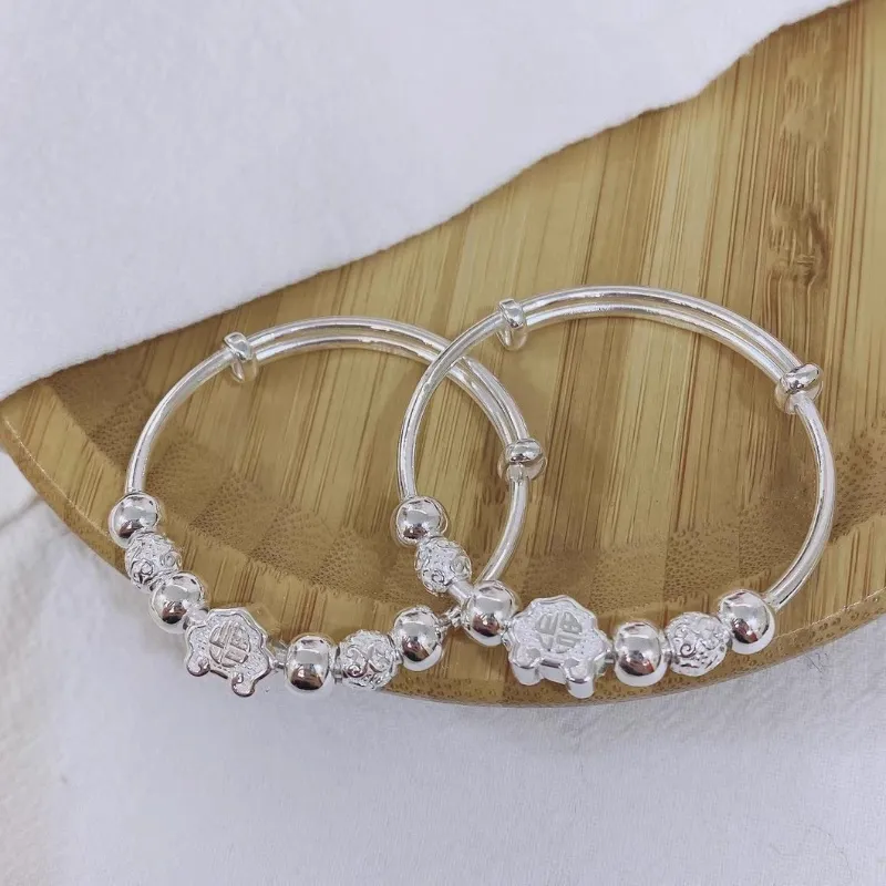 NSAOT 999 Fine Silver Bangles Kids'-6