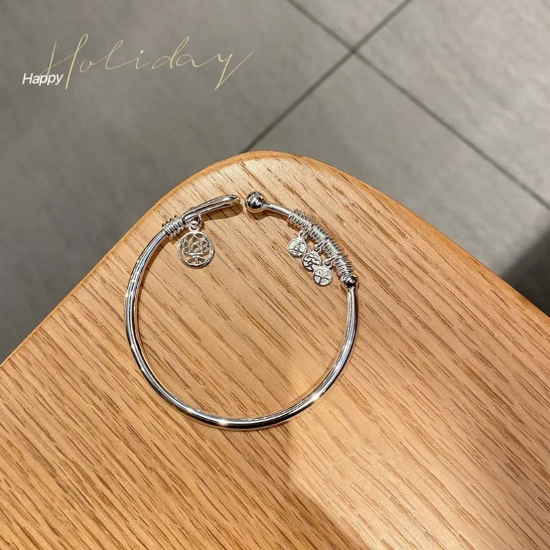 NSAOT 999 Fine Silver Bangles Women's-2