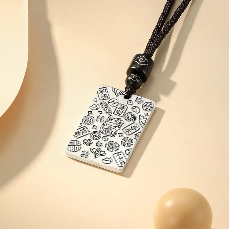 NSAOT 999 Fine Silver Pendants Unisex-5