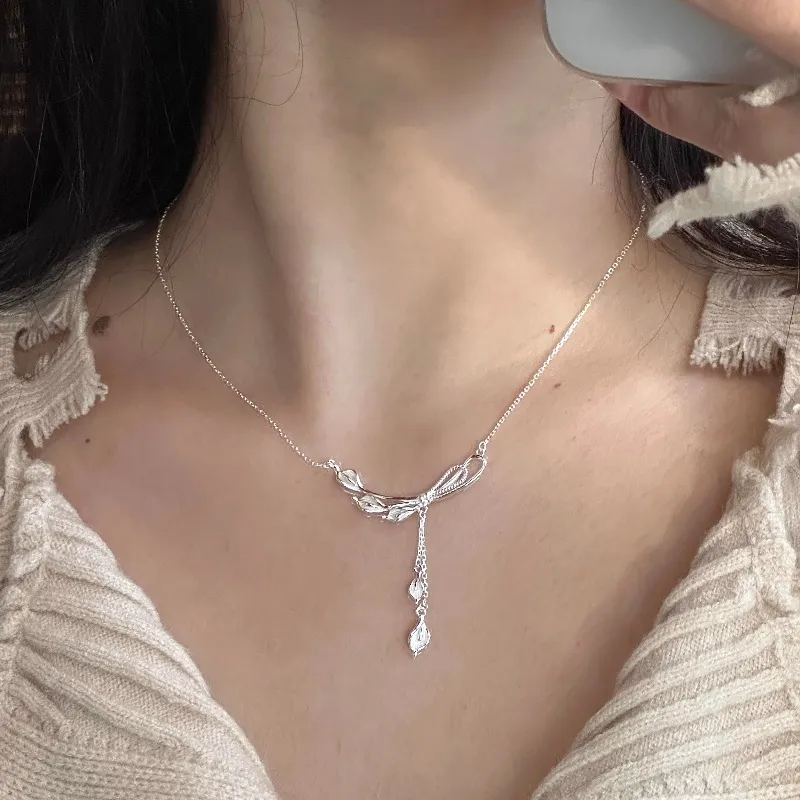NSAOT 990 Silver Necklaces Women's-2