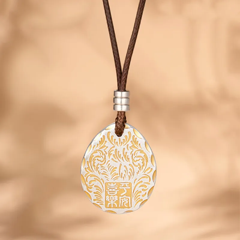 NSAOT 999 Fine Silver Pendants Unisex-2