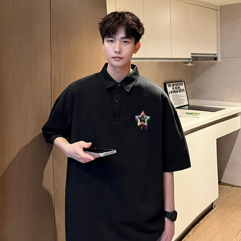 WOOG2005 Polo Shirt Unisex Black-4