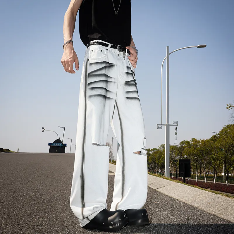 WOOG2005 Jeans Unisex White-2