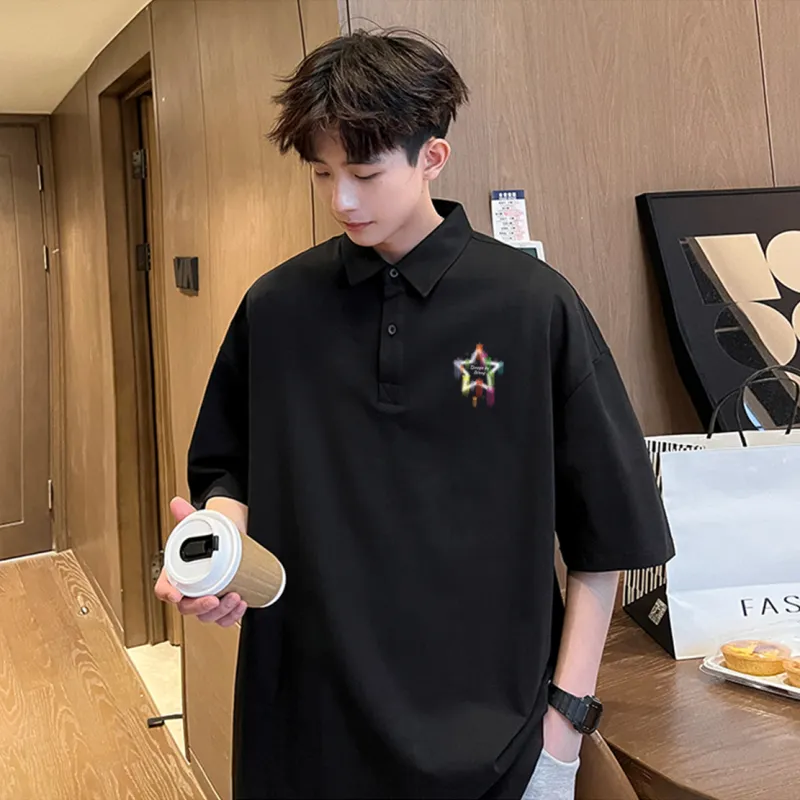 WOOG2005 Polo Shirt Unisex Black-1