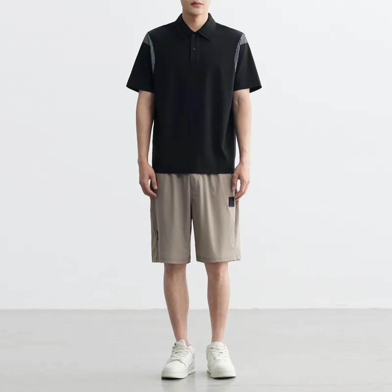 WOOG2005 Polo Shirts Unisex Black-3