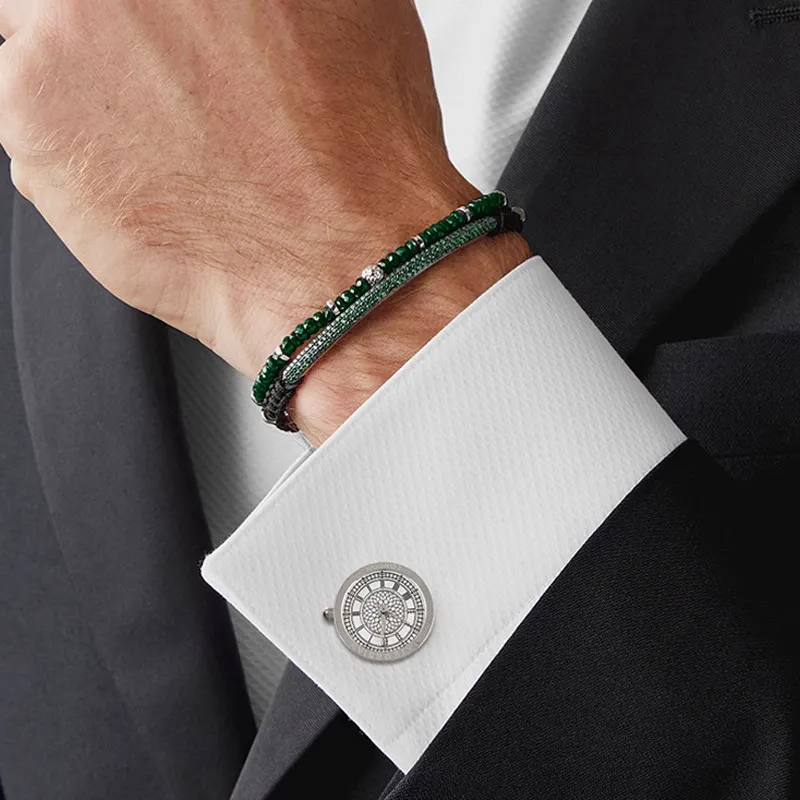 TATEOSSIAN Big Ben Watch Cufflinks-1