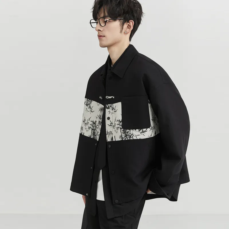 EARL JOEL Jackets Men Pitch Black-4