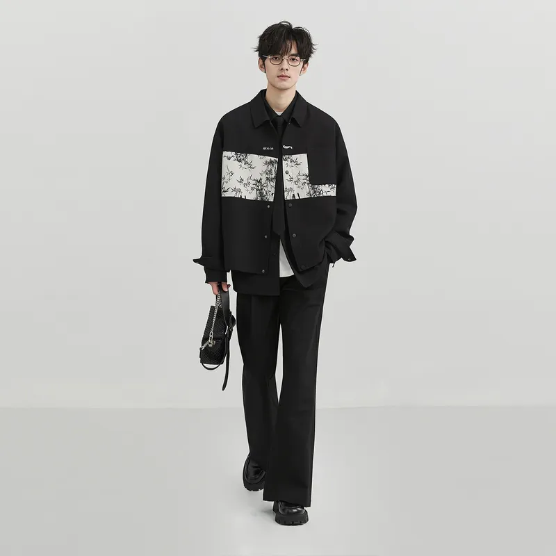 EARL JOEL Jackets Men Pitch Black-2