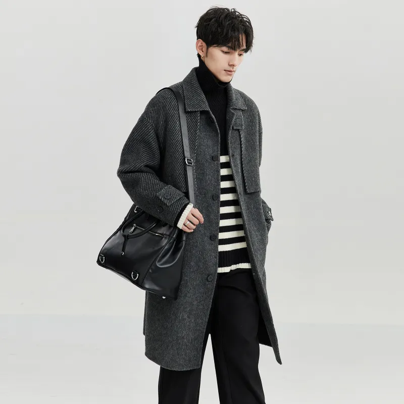 EARL JOEL Coats Unisex Premium Gray-4