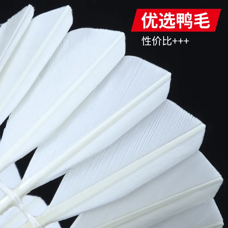 PEAK A10 Duck Feather Shuttlecock 12 Pack Duck Feather Middle Board Duck Feather Training Shuttlecocks-3