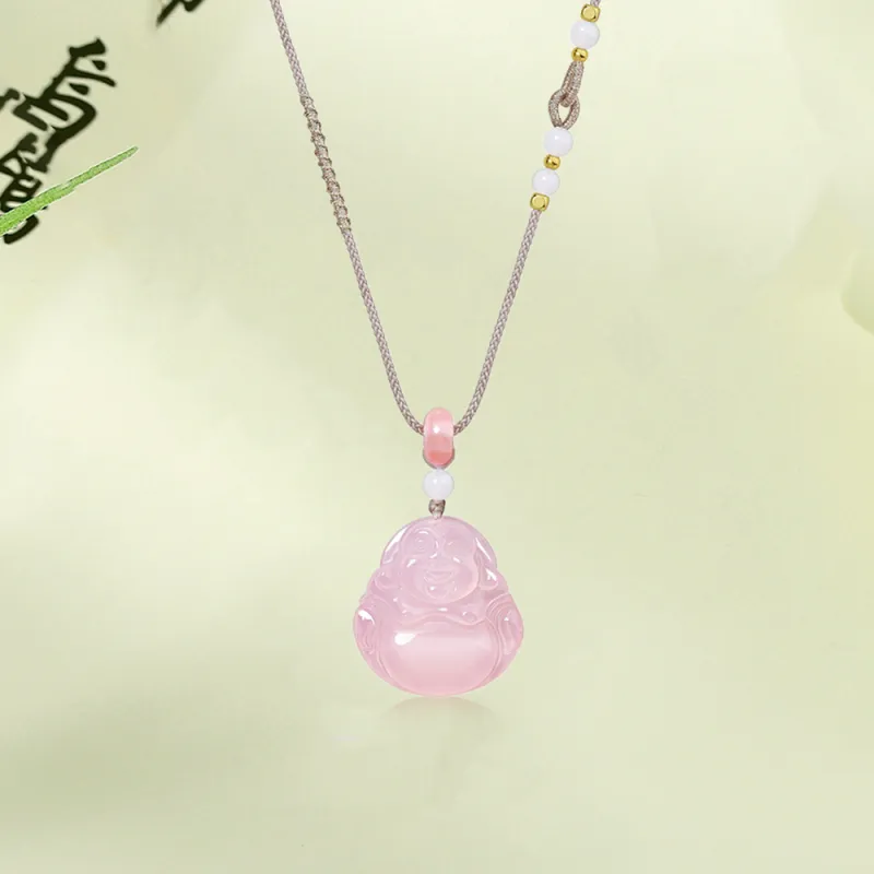 Bermuda Eyes Chalcedony Necklaces Women's-3