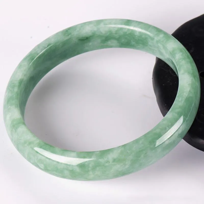 Bermuda Eyes Guizhou Green Jade Bangles Women's-7