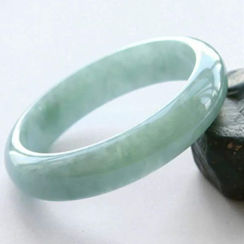 Bermuda Eyes Guizhou Green Jade Bangles Women's-2