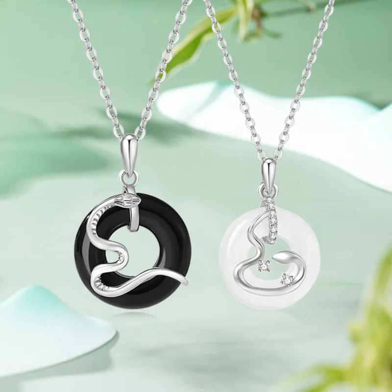Bermuda Eyes Obsidian Necklaces Unisex-7
